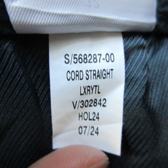 Banana Republic Corduroy Straight Leg Trousers Women Blue 12 Cotton Casual 558 - Picture 7 of 12